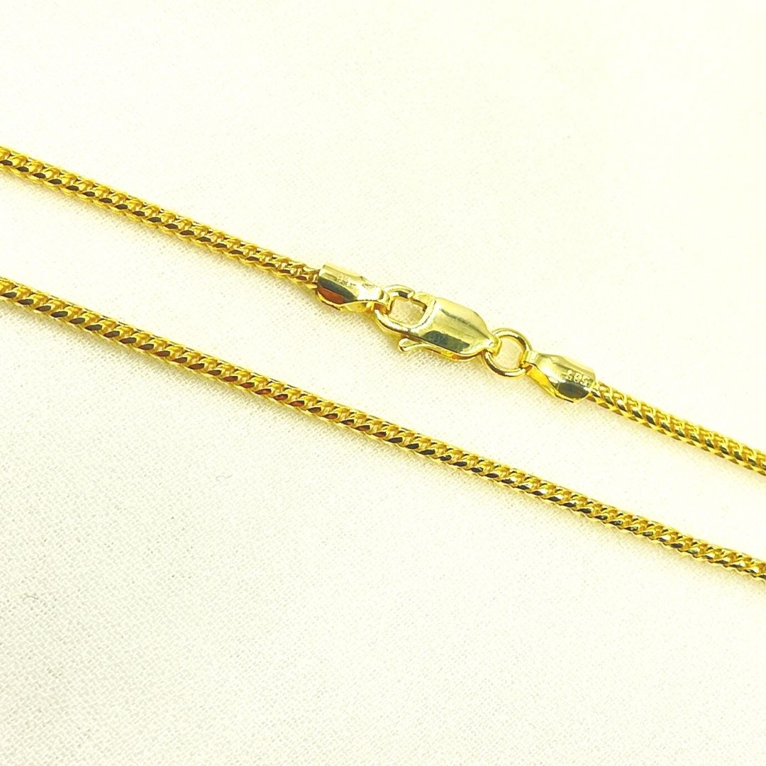 Cadena Cola de Zorro 24 Pulgadas en Oro Amarillo 14k - Oro Amarillo