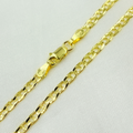 Cadena Marina Eslabón Plano 24 Pulgadas en Oro Amarillo 14k - Oro Amarillo