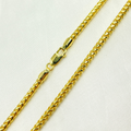 Cadena Trigo 24 Pulgadas en Oro Amarillo 14k - Oro Amarillo