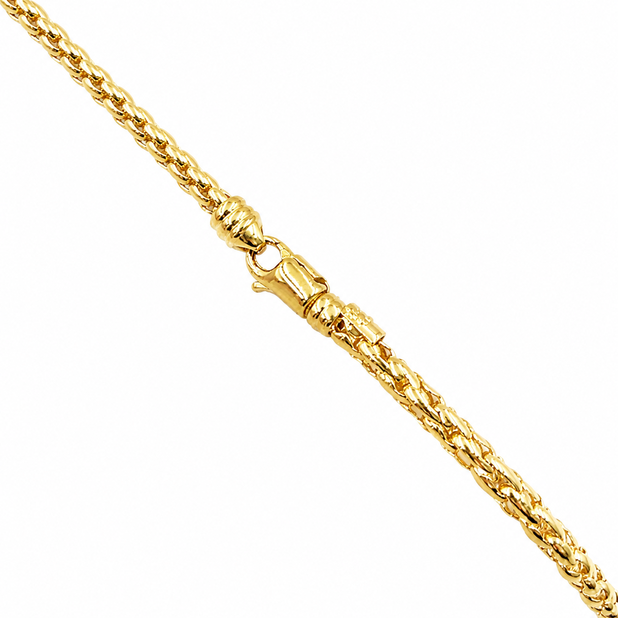 Cadena Franco 3.5mm en Oro Amarillo 14k