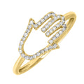 Anillo Hamsa Filigrana con Diamantes en Oro Amarillo 14k