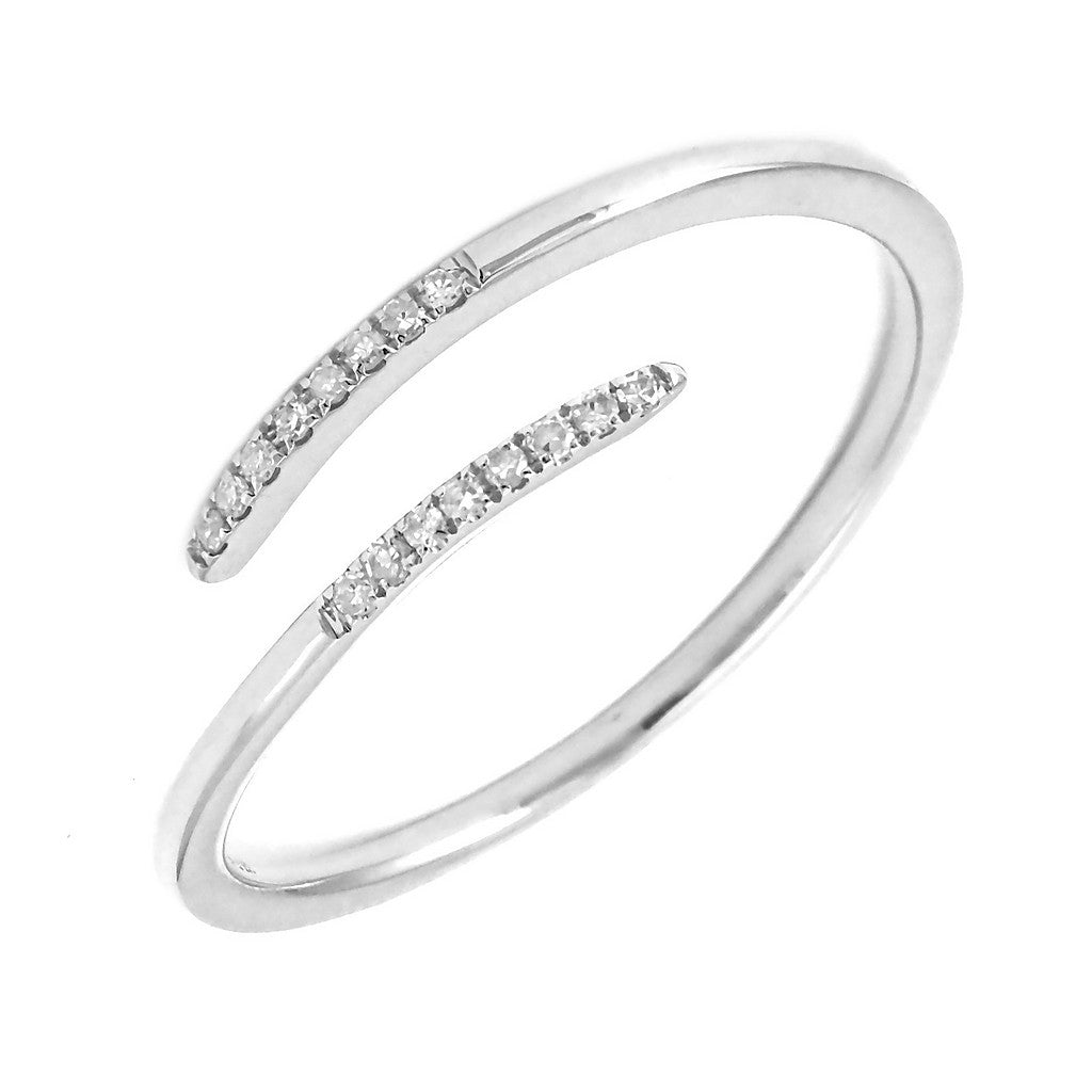 Anillo Single con Diamante en Oro 14k