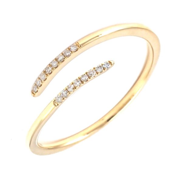 Anillo Single con Diamante en Oro 14k