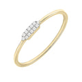 Anillo con Diamante en Oro 14k
