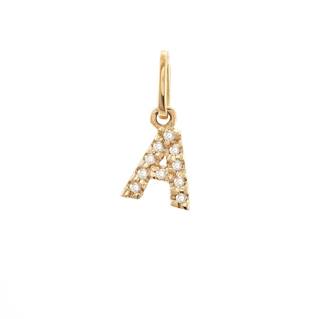 Dije Inicial A Oro Amarillo
