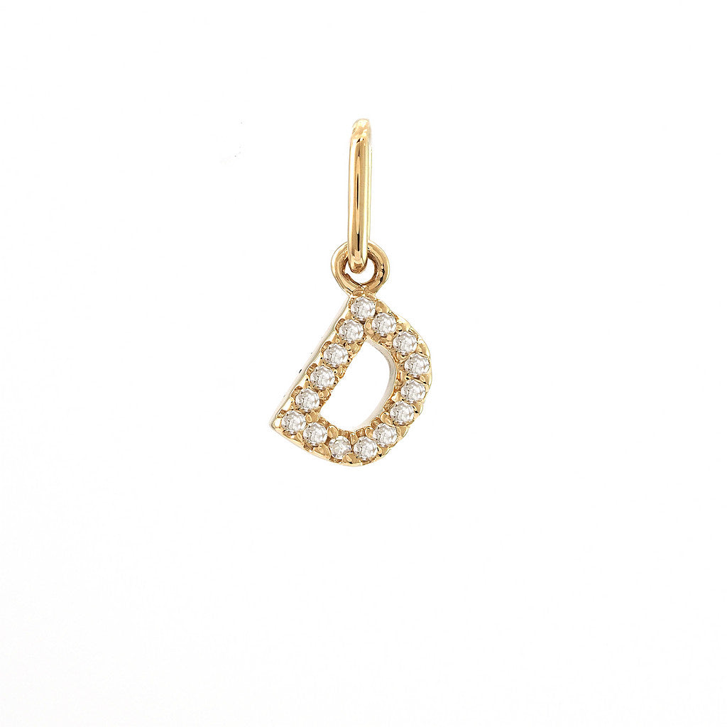 Dije Inicial D Oro Amarillo