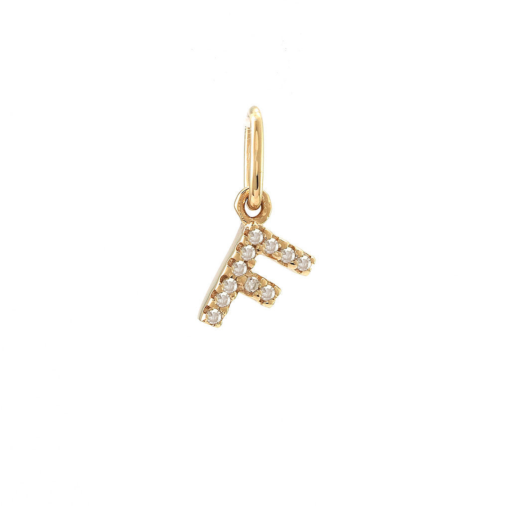 Dije Inicial F Oro Amarillo
