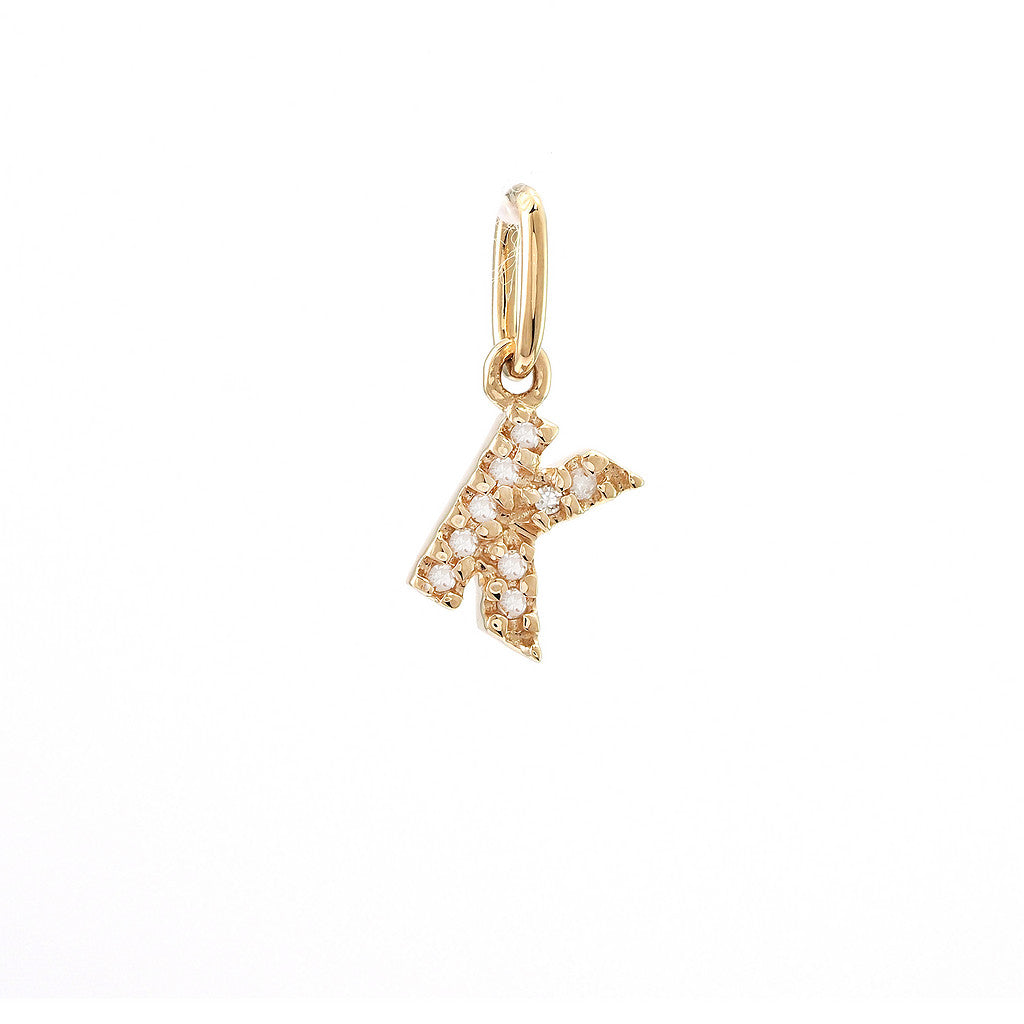Dije Inicial K Oro Amarillo
