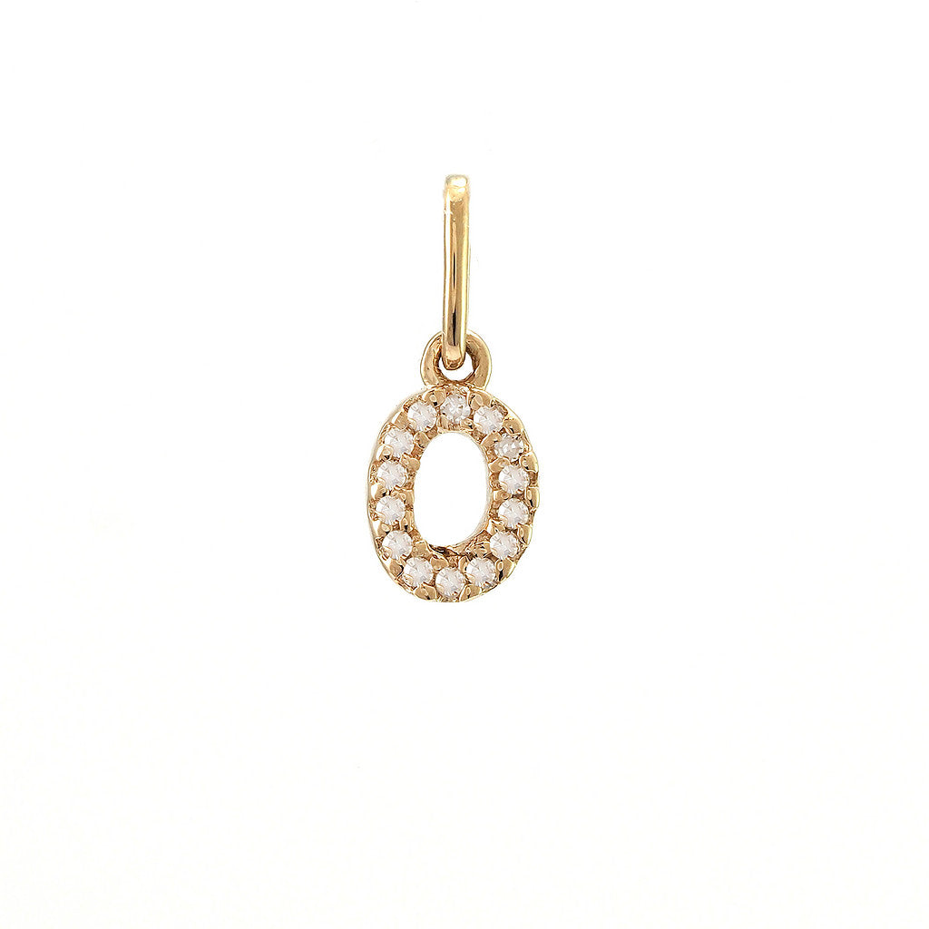 Dije Inicial O Oro Amarillo