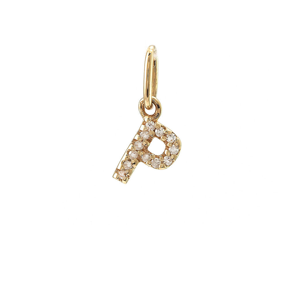 Dije Inicial P Oro Amarillo