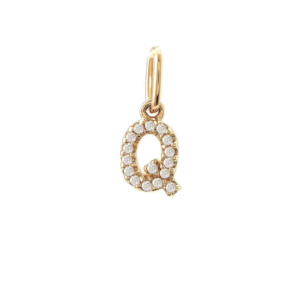 Dije Inicial Q Oro Amarillo