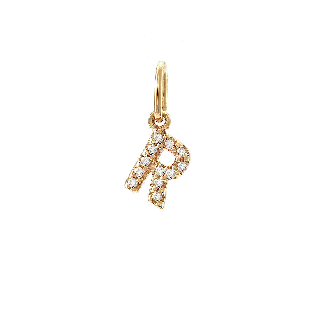 Dije Inicial R Oro Amarillo