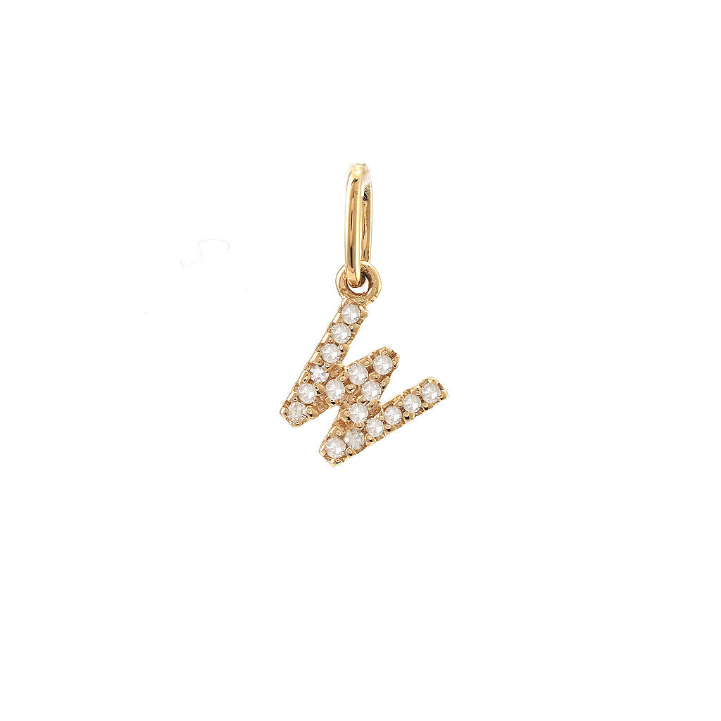 Dije Inicial W Oro Amarillo