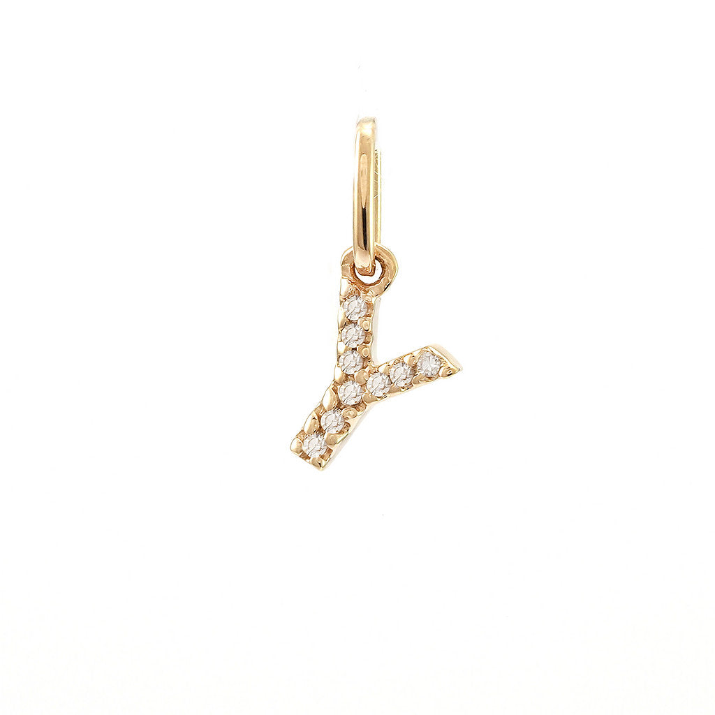 Dije Inicial Y Oro Amarillo