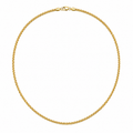 Cadena Veneziana Box Link 2.45mm en Oro Amarillo 14k