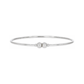 Bangle Liso en Oro 14k - Oro Blanco