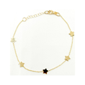 Pulsera Estrella Link en Oro Amarillo 14k - Oro Amarillo