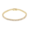 Pulsera Tennis de Diamantes en Oro Amarillo 14k