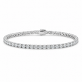 Pulsera Tennis Diamante Lab 5 ct en Oro Blanco 14k