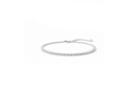 925 STERLING SILVER BRACELET 6INCH+EXTENSION CZ