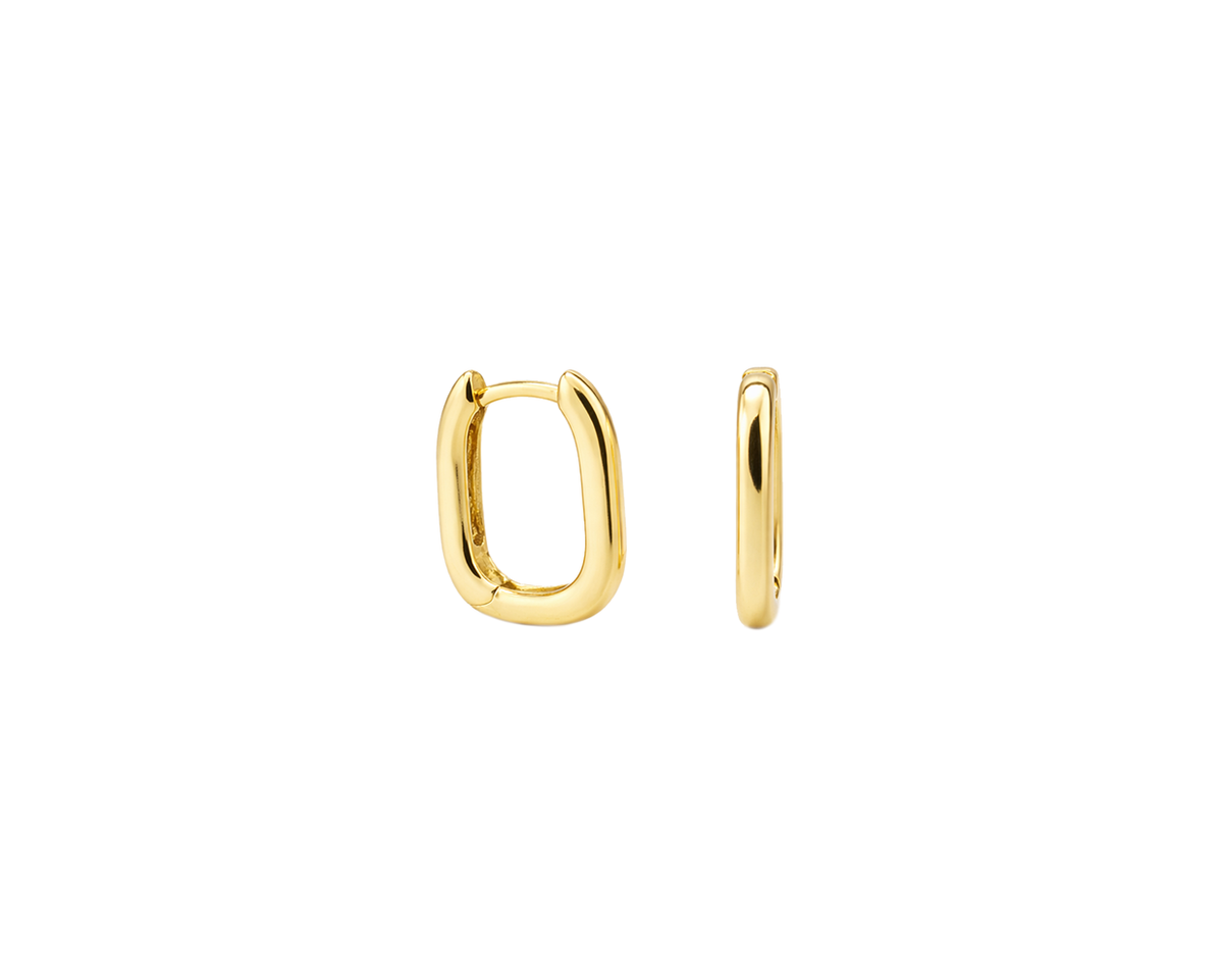 925 STERLING SILVER EARRING HUGGIE PLAIN WIDHT-10.30MM HEIGHT-14MM THICKNESS-2.46MM
