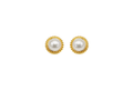 925 STERLING SILVER EARRINGS FRESH WATER PEARL STUD WIDTH-11.00MM HEIGHT-11.00MM THICKNESS-6.00MM