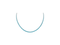 925 STERLING SILVER NECKLACE 14INCH+EXTENSION CZ