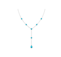 925 STERLING SILVER NECKLACE CZ 16 INCH + EXTENSION