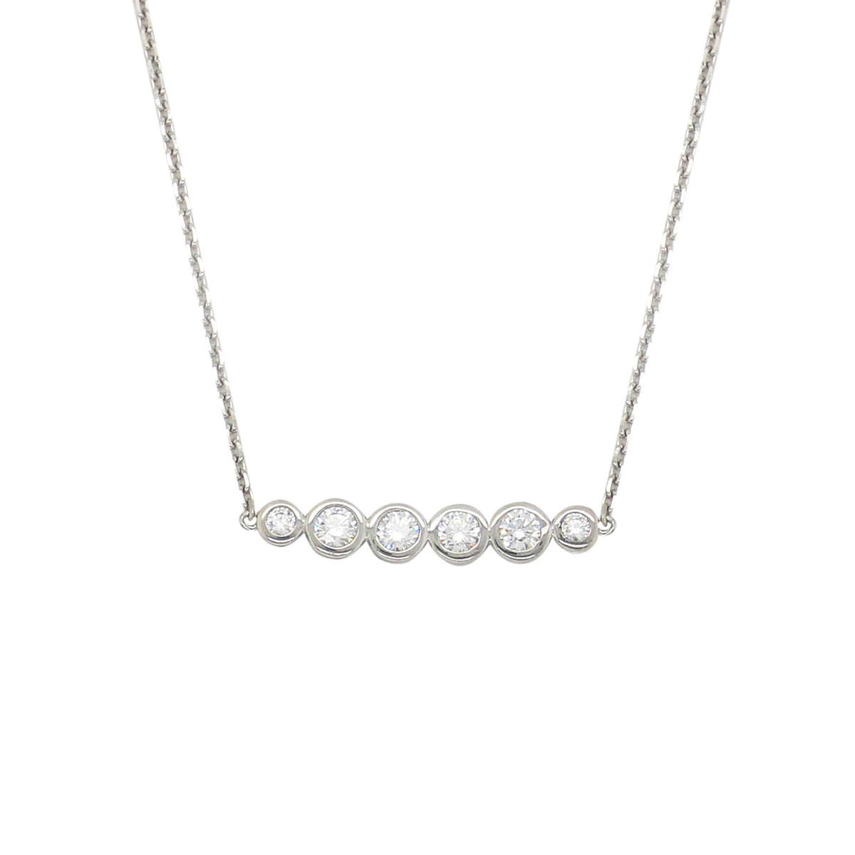 Collar de plata 925 con dije de barra