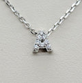 Collar de plata 925 con dije inicial A