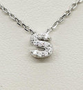 Collar de plata 925 con dije inicial S